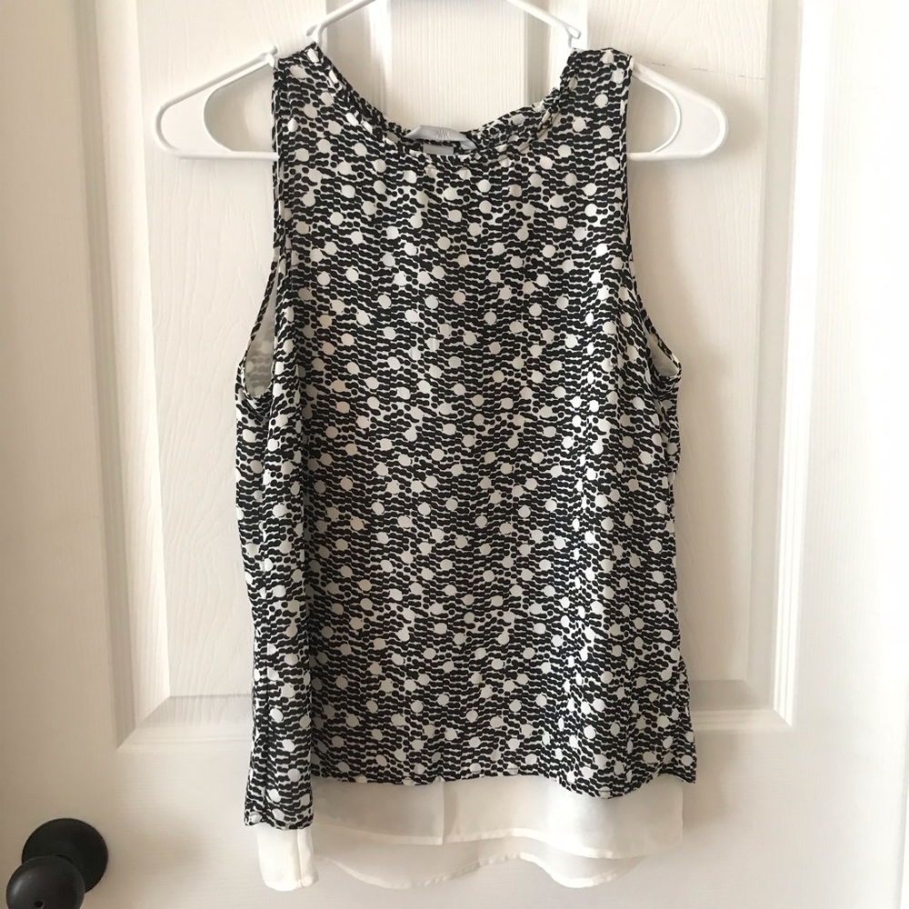 H&M NWT Black And White Tank